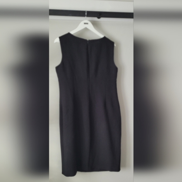 2 for $75 - Jones New York Women’s Size 14 Black Dress with Jewel Neckline - Picture 2 of 2